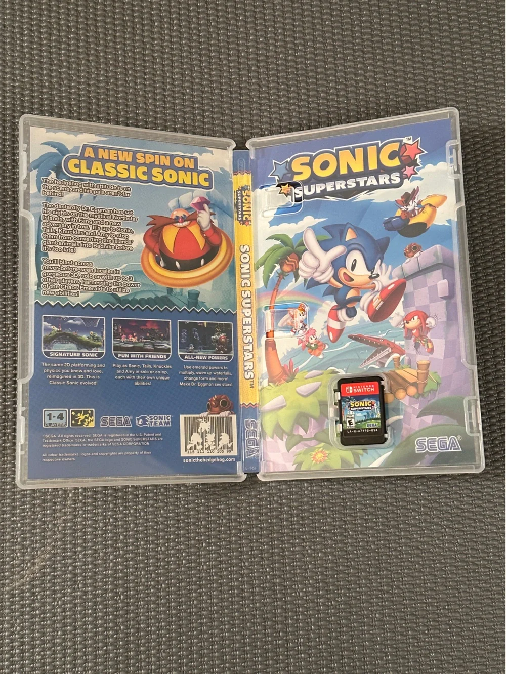 Sonic Superstars - Nintendo Switch game with case